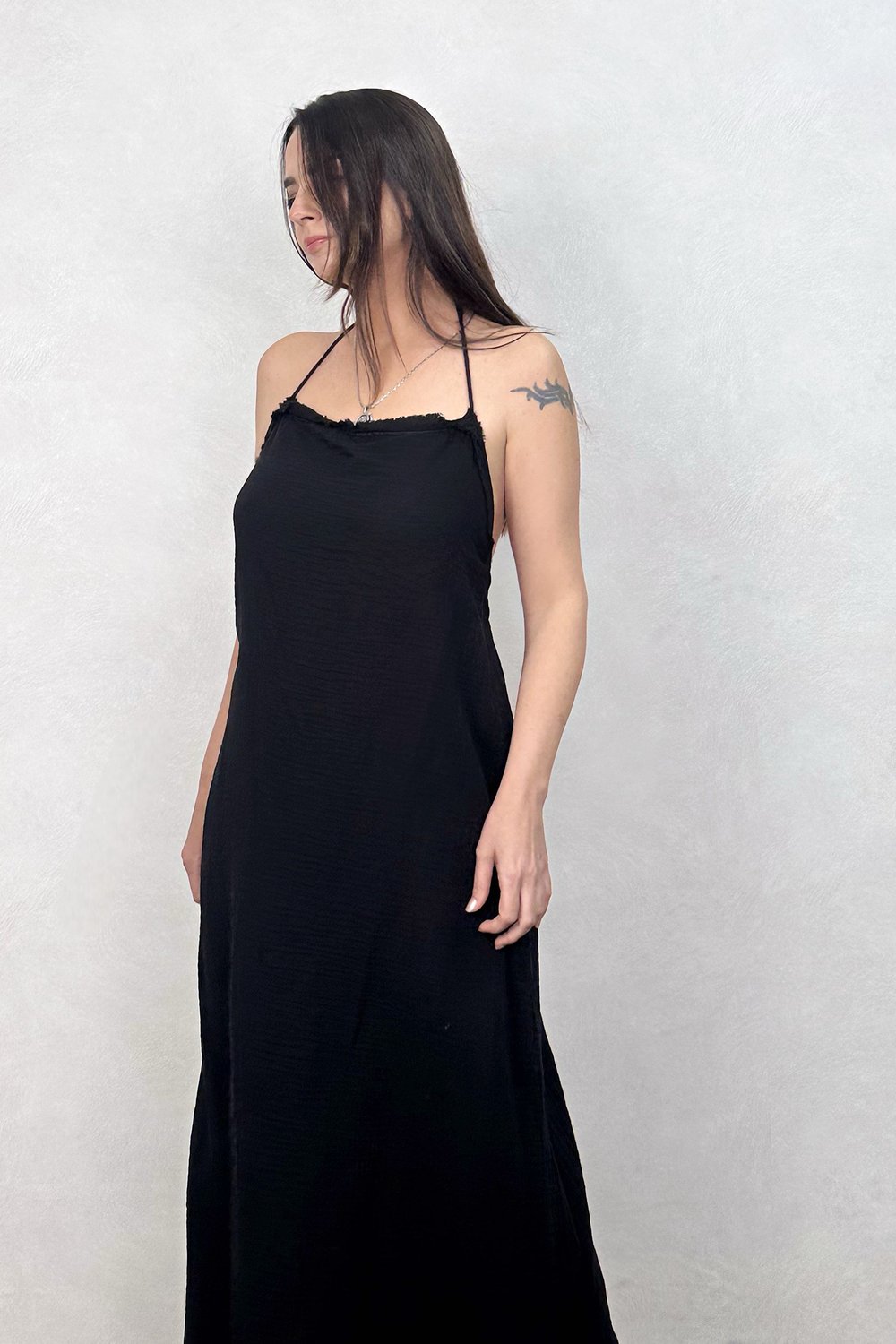Blanca Gaia Milos Elbise - Siyah