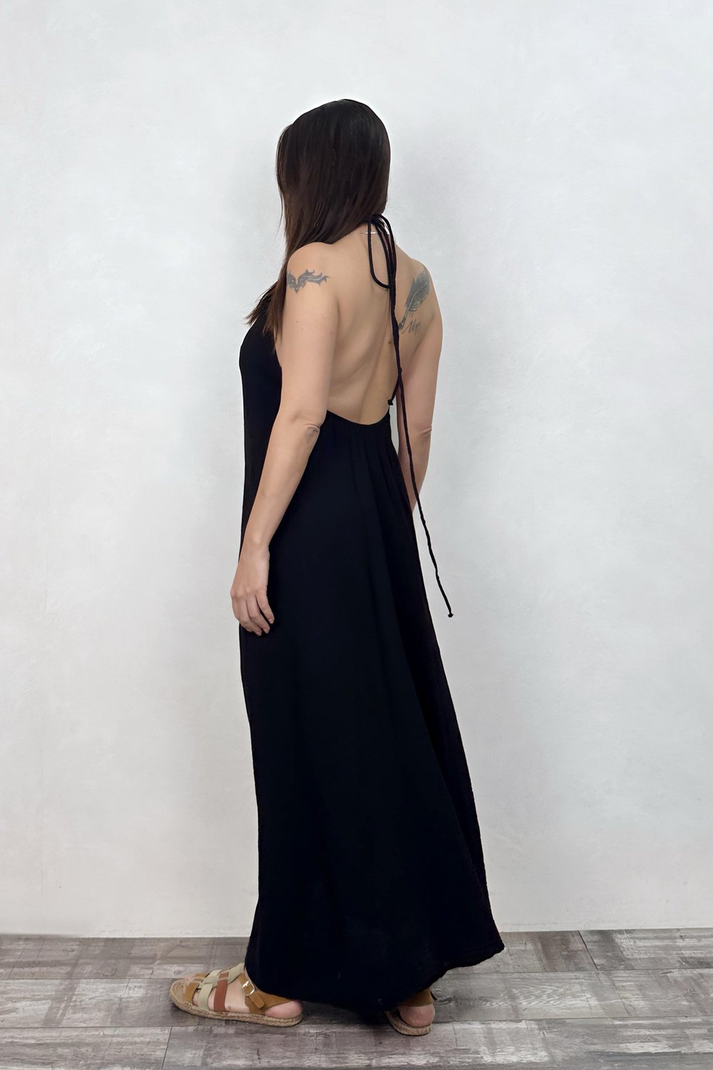 Blanca Gaia Milos Elbise - Siyah