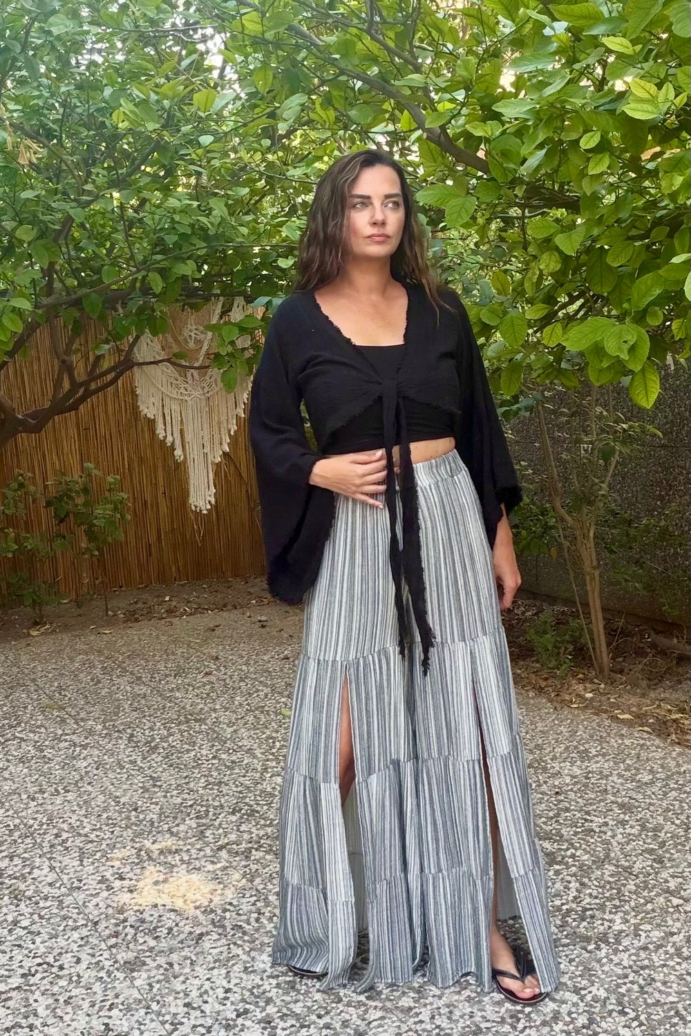 Blanca Gaia Vialis Bolero Bluz - Siyah