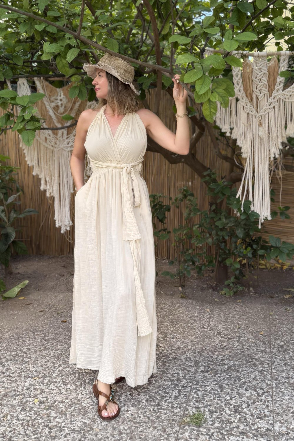 Blanca Theodora Elbise - Bej