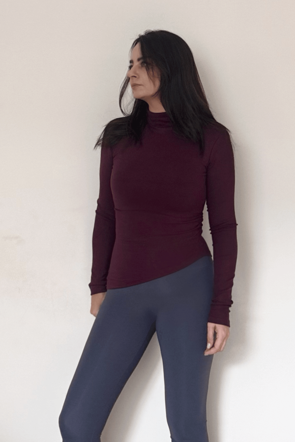 Fit Basic Bluz - Mürdüm