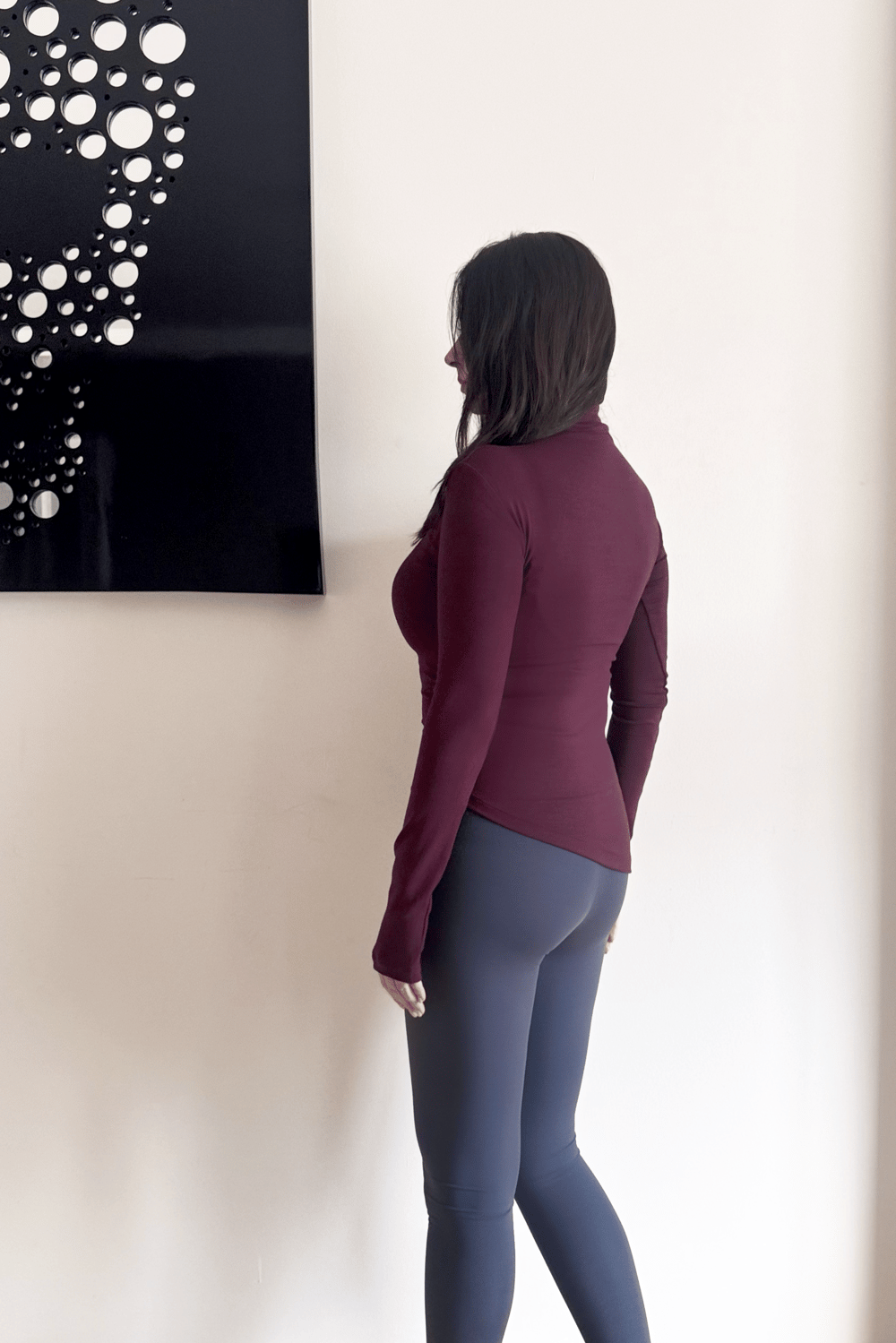 Fit Basic Bluz - Mürdüm
