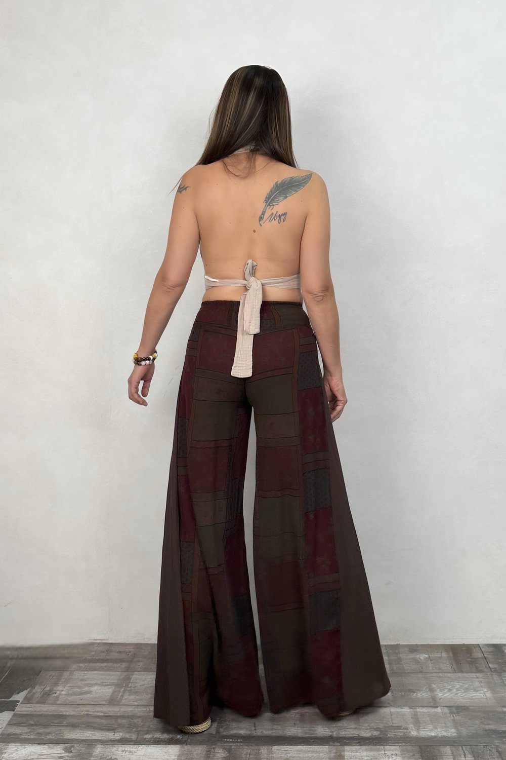 Freewind Boho Pantolon - Acı Kahve