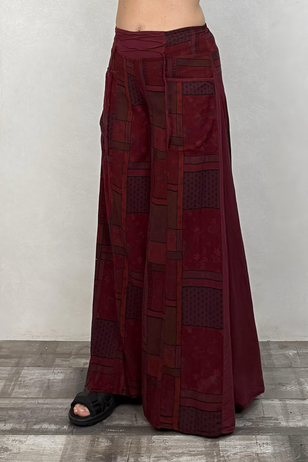 Freewind Boho Pantolon - Bordo