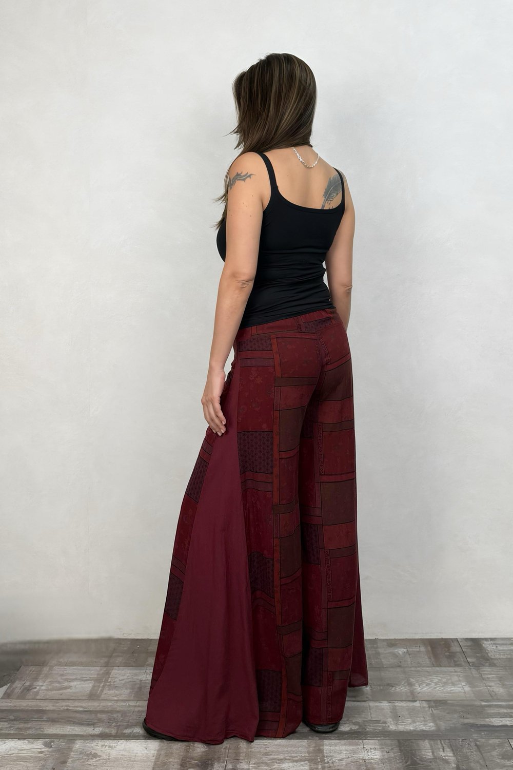 Freewind Boho Pantolon - Bordo