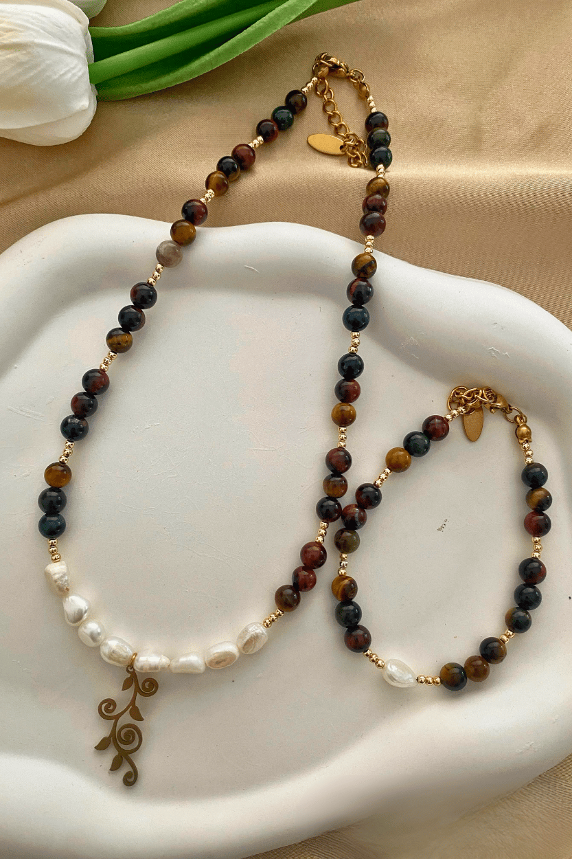 Hera Kolye ve Bileklik Set