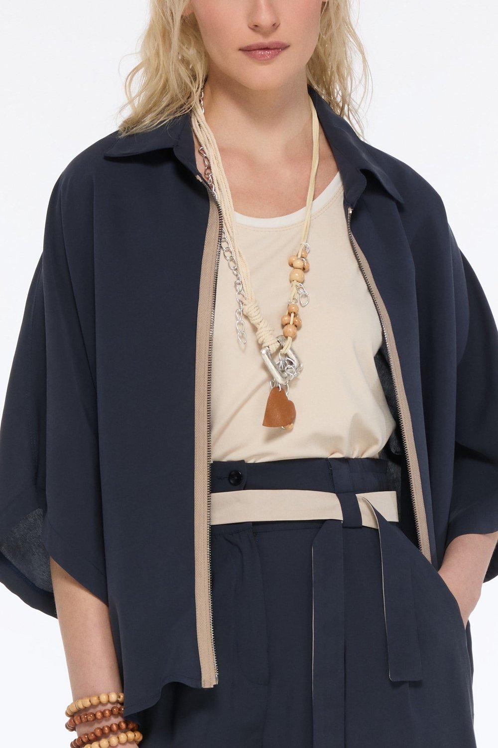 Lamante Boho Tasarım Kolye - Bej