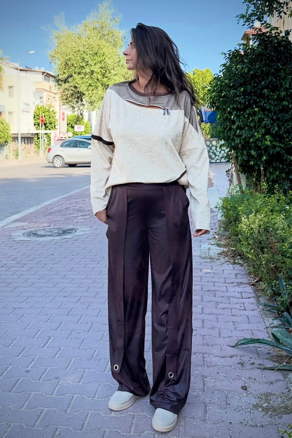 Lamante Outlaw Pantolon- Kahve
