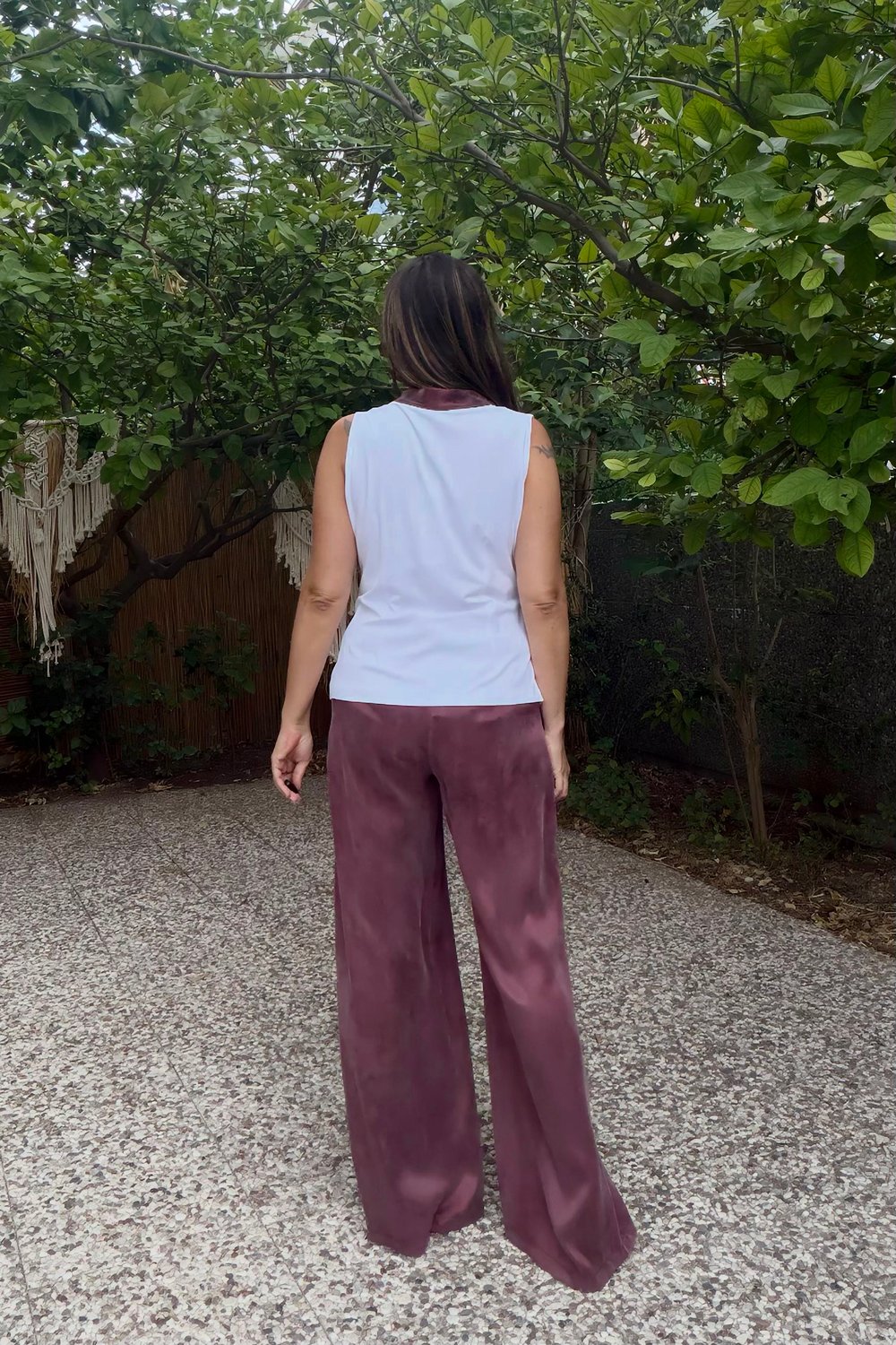 Lamante Purple Bluz - Beyaz Leylak