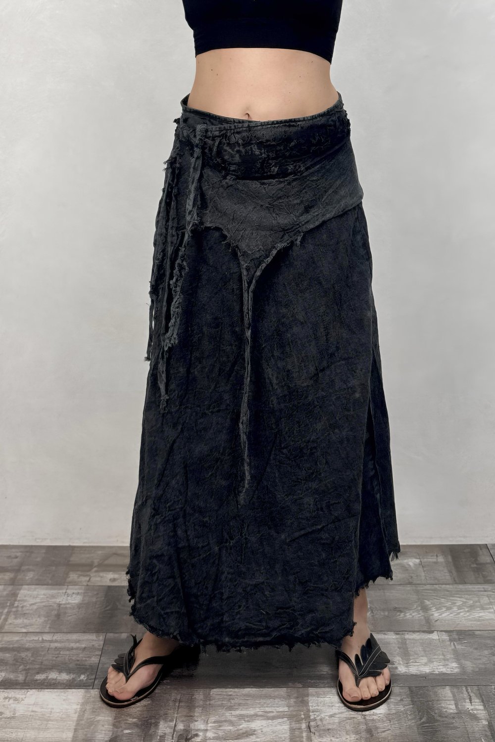 Nepal Boho Wrap Anvelop Etek - Siyah
