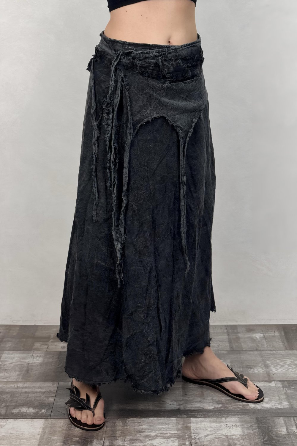 Nepal Boho Wrap Anvelop Etek - Siyah