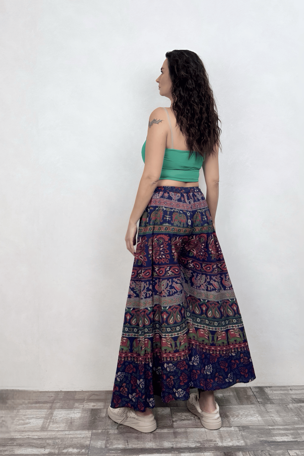 Nepal Filli Etek Pantolon - Lacivert