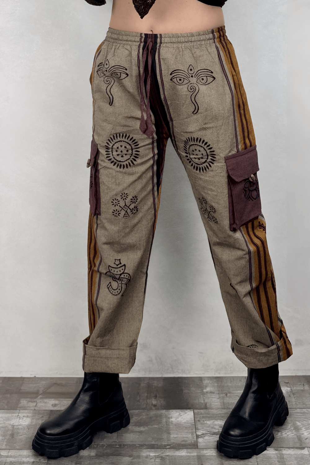 Nepal Kargo Pantolon - Vizon