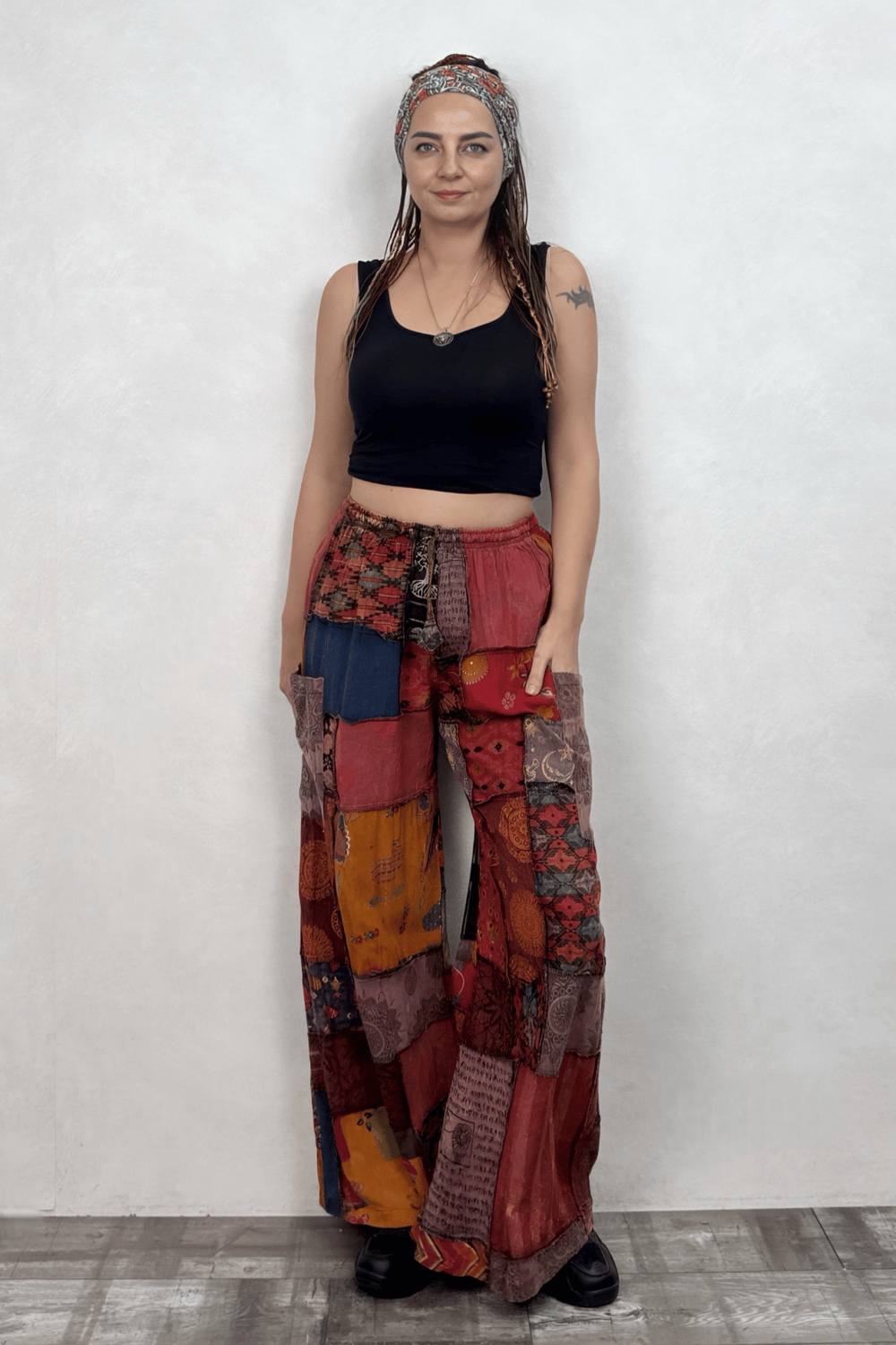 Nepal Patch Ivy Pocket Pantolon - Çok Renkli 2