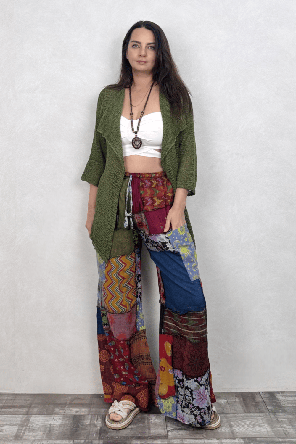 Nepal Patch Ivy Pocket Pantolon - Çok Renkli
