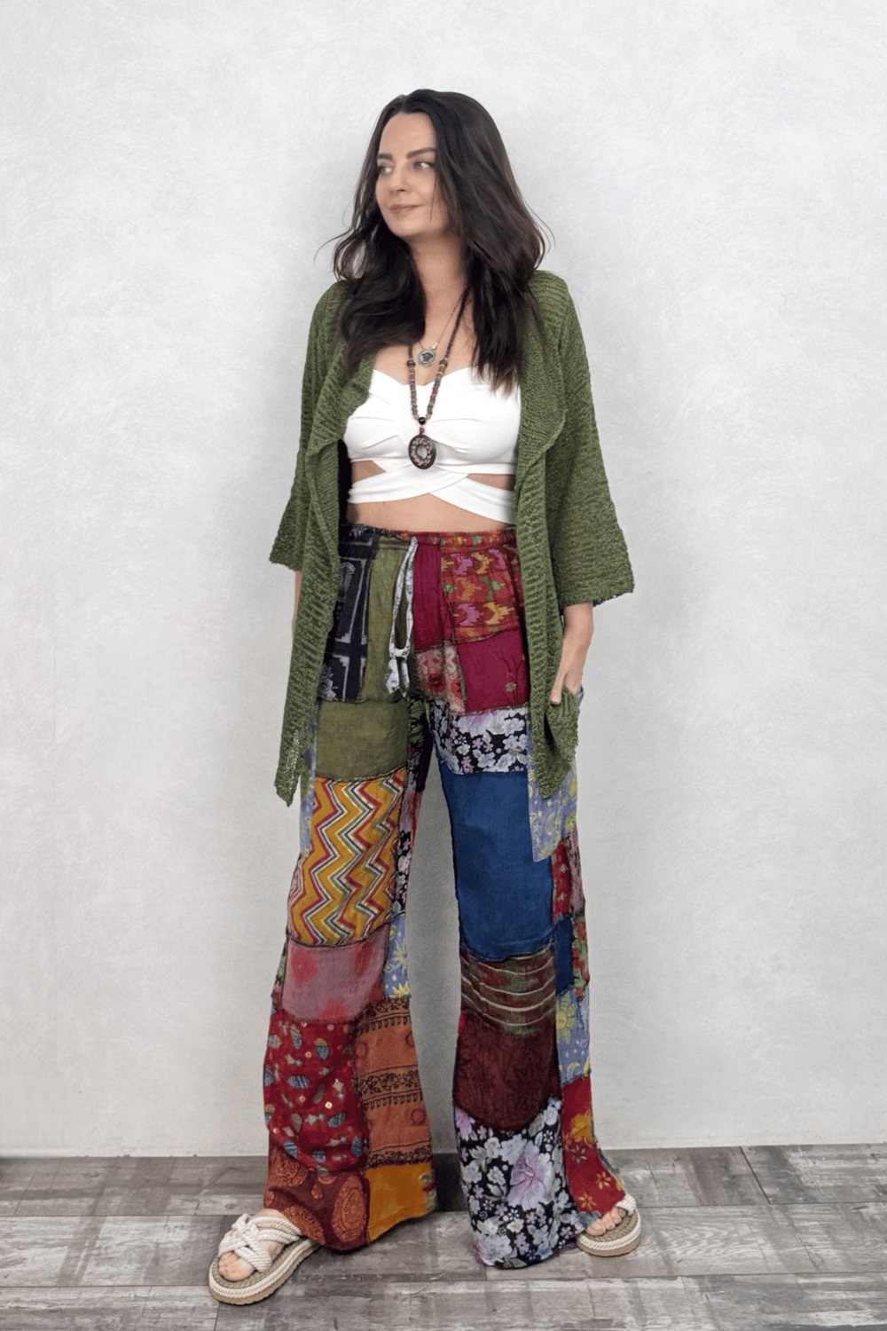 Nepal Patch Ivy Pocket Pantolon - Çok Renkli