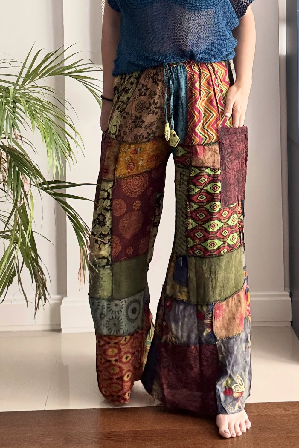 Nepal Patch Ivy Pocket Pantolon - Çok Renkli 5