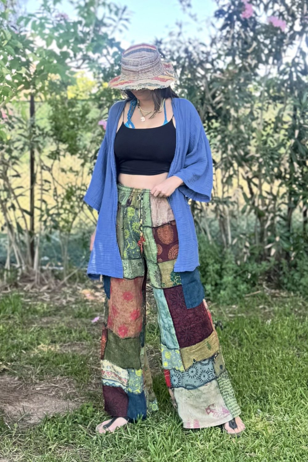 Nepal Patch Ivy Pocket Pantolon - Çok Renkli 8