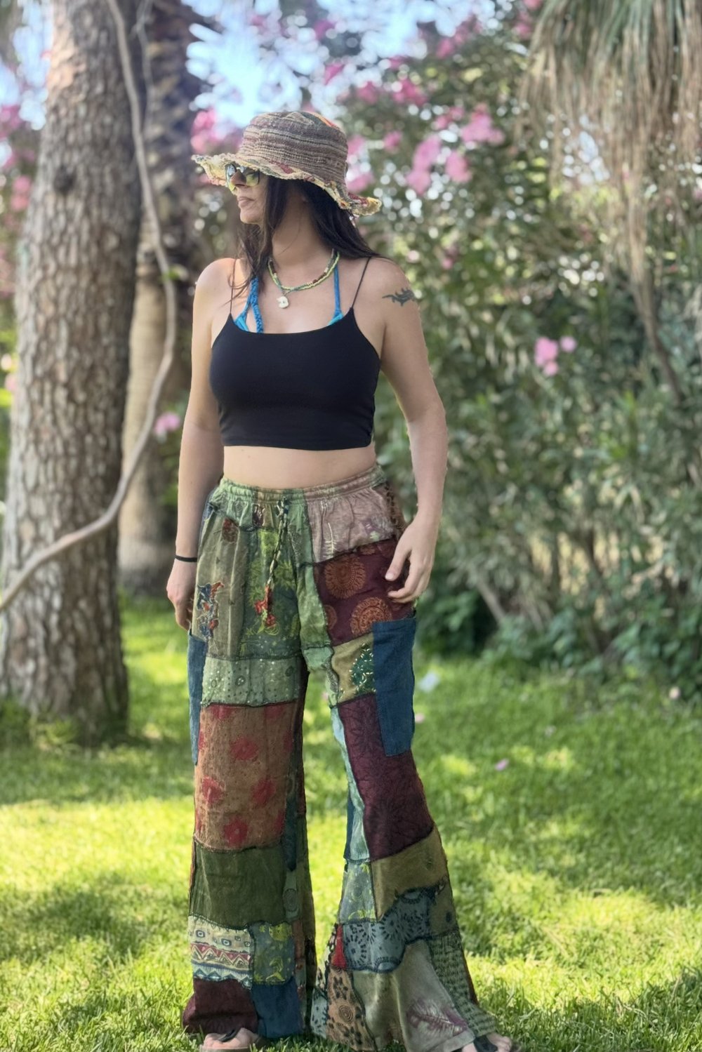 Nepal Patch Ivy Pocket Pantolon - Çok Renkli 8