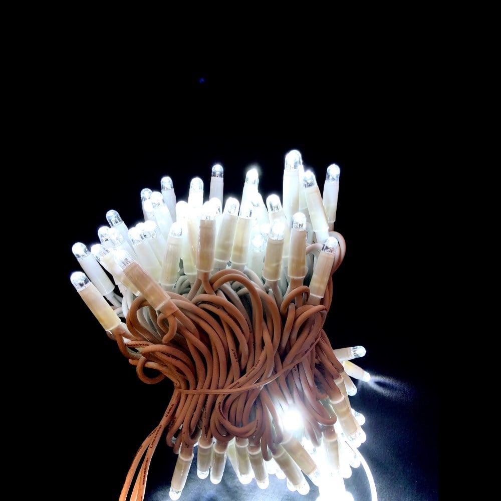 10 Metre Eklenebilir İp Led Beyaza Mavi Flaşlı-1