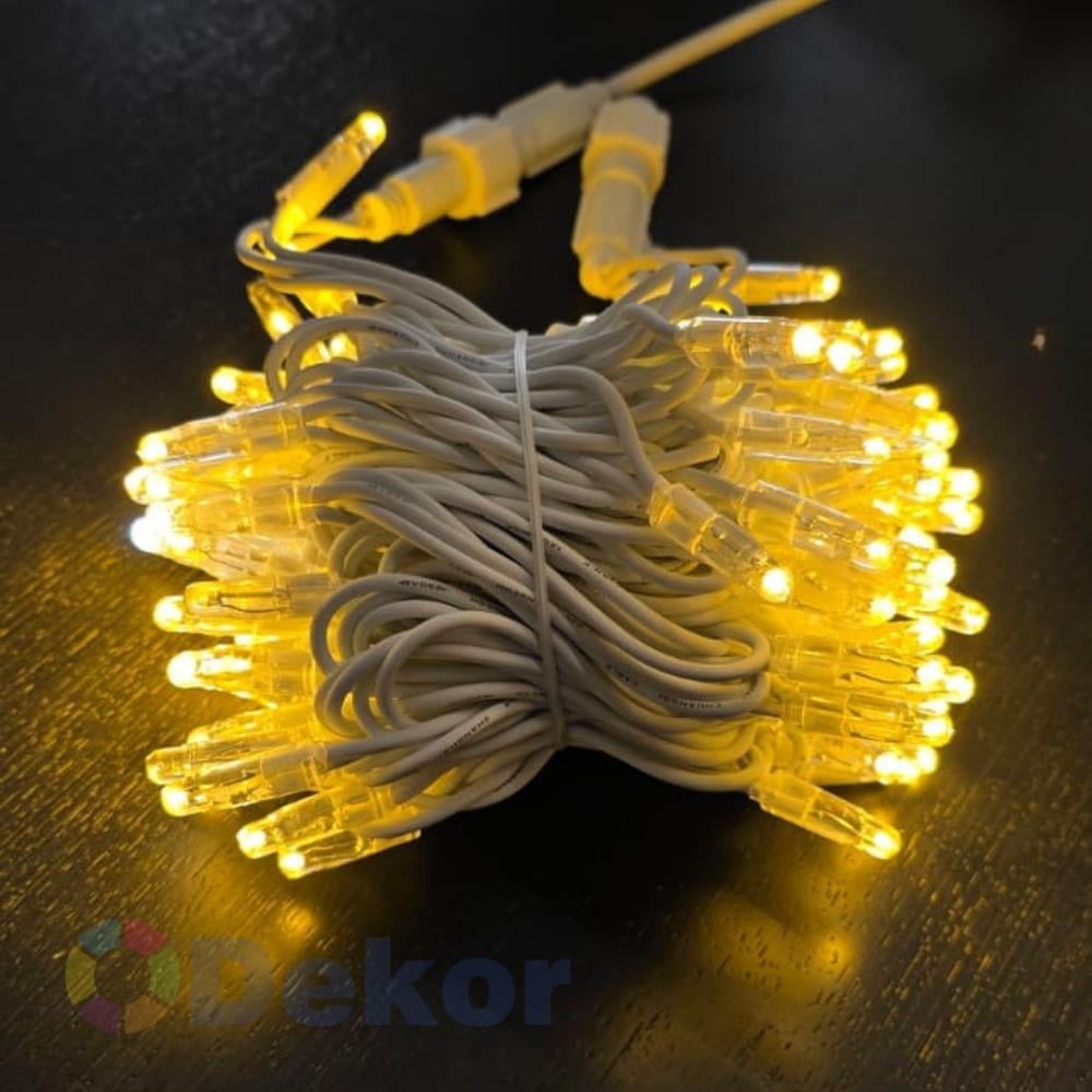 10 metre Eklenebilir İP Led Günışığı Beyaz Flaşlı Beyaz Kablo