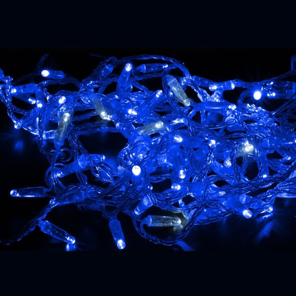 10 metre Eklenebilir İP Led Mavi Işık Şeffaf Kablolu 36V