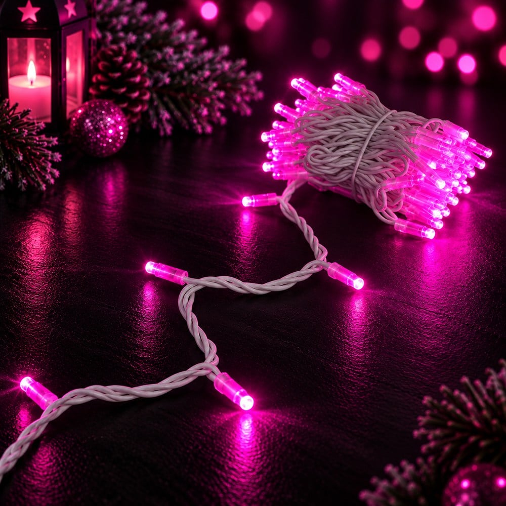10 metre Eklenebilir İP Led Pembe