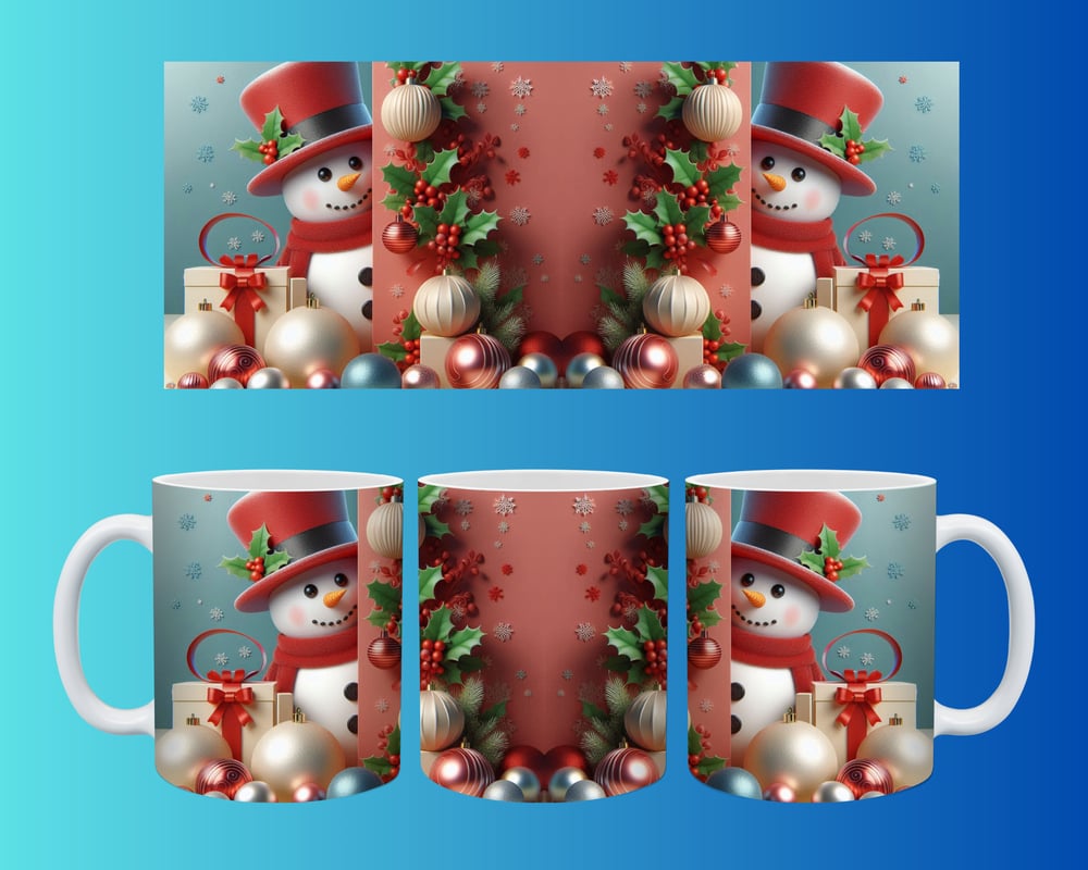 Yılbaşı ve Noel Konseptli Kupa – Renkli Özel Baskı Tasarım