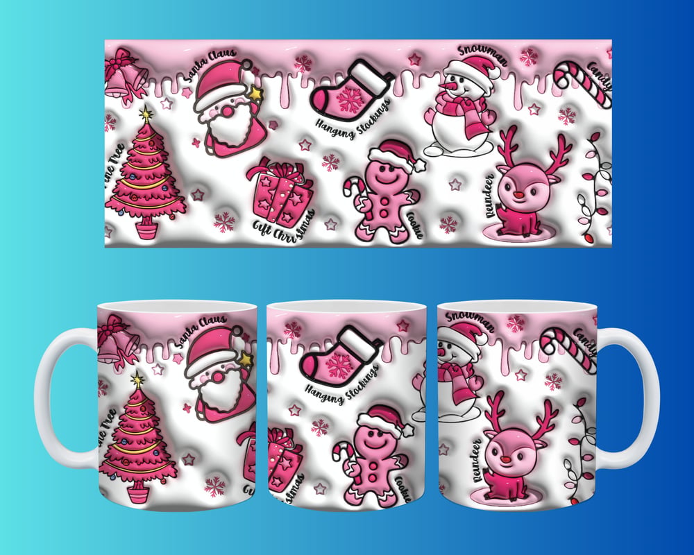 Yılbaşı ve Noel Konseptli Kupa – Renkli Özel Baskı Tasarım