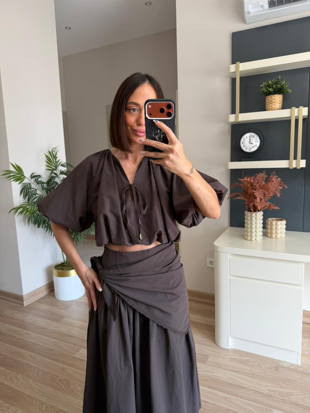 Kahverengi Balon Kol Crop