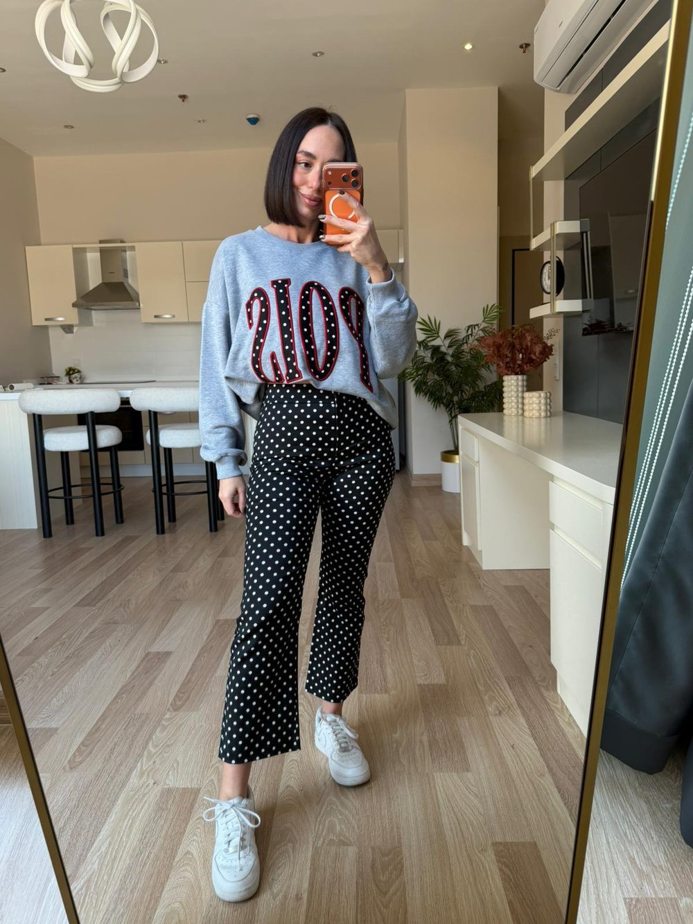 Sweat Mix Pantolon Puantiyeli Takım