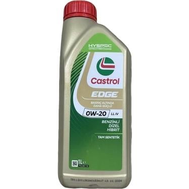 Castrol Edge 0W-20 LL Motor Yağı  1 Litre