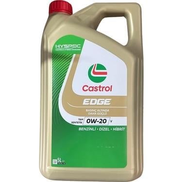 Castrol Edge 0W-20 V Motor Yağı  5 Litre