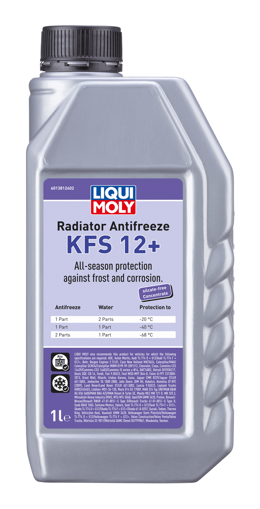 LIQUI MOLY Konsantre Antifriz KFS 12+ –68°C/G12+/KFS12+  1 Litre