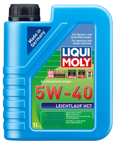 LIQUI MOLY Leichtlauf HC 7 Motor Yağı 5W-40 Motor Yağı 1 Litre        
