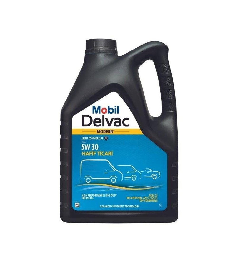 MOBİL 1 DELVAC M LIGHT COM M 5W30 Motor Yağı  5 Litre