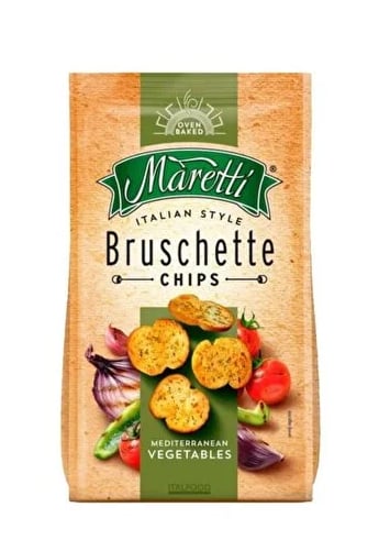 MARETTİ BRUSCHETTE BREAD CİPS MEDİTERRANEAN VEGETABLES 70 G