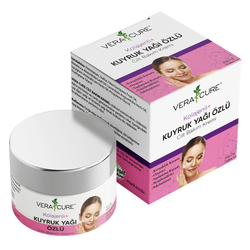 VERA / CURE KOLEJENLİ KUYRUK YAĞI ÖZLÜ CİLT BAKIM KREMİ
