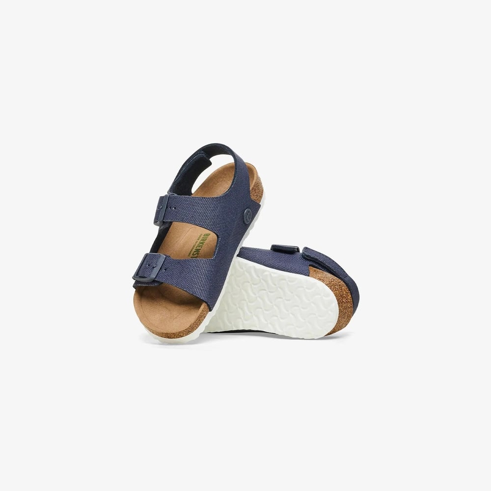 BIRKENSTOCK MILANO HL RIVET LOGO VEGAN CANVAS ÇOCUK SANDALET 1026960