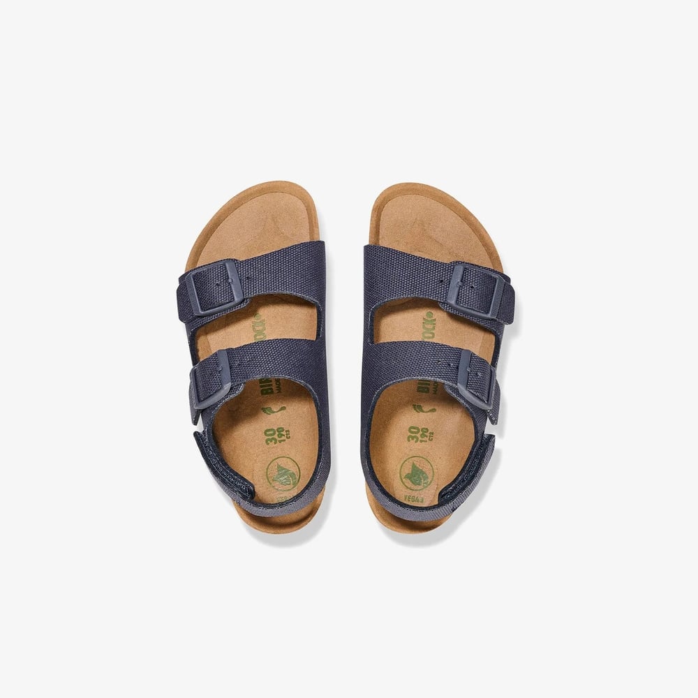 BIRKENSTOCK MILANO HL RIVET LOGO VEGAN CANVAS ÇOCUK SANDALET 1026960