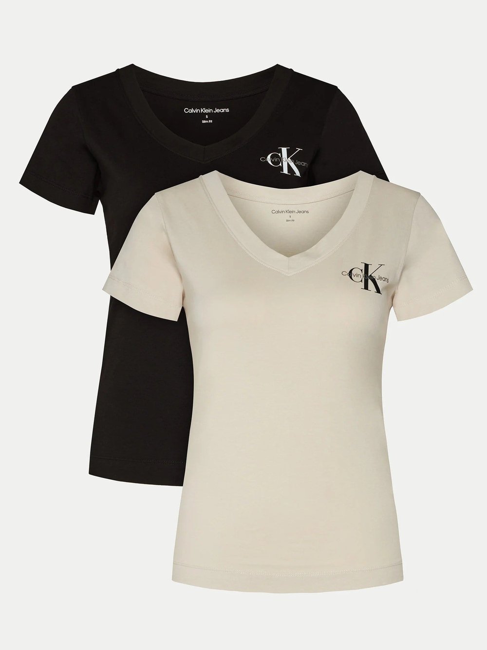 CALVIN KLEIN KADIN 2 Lİ T-SHIRT J20J223447-PDH