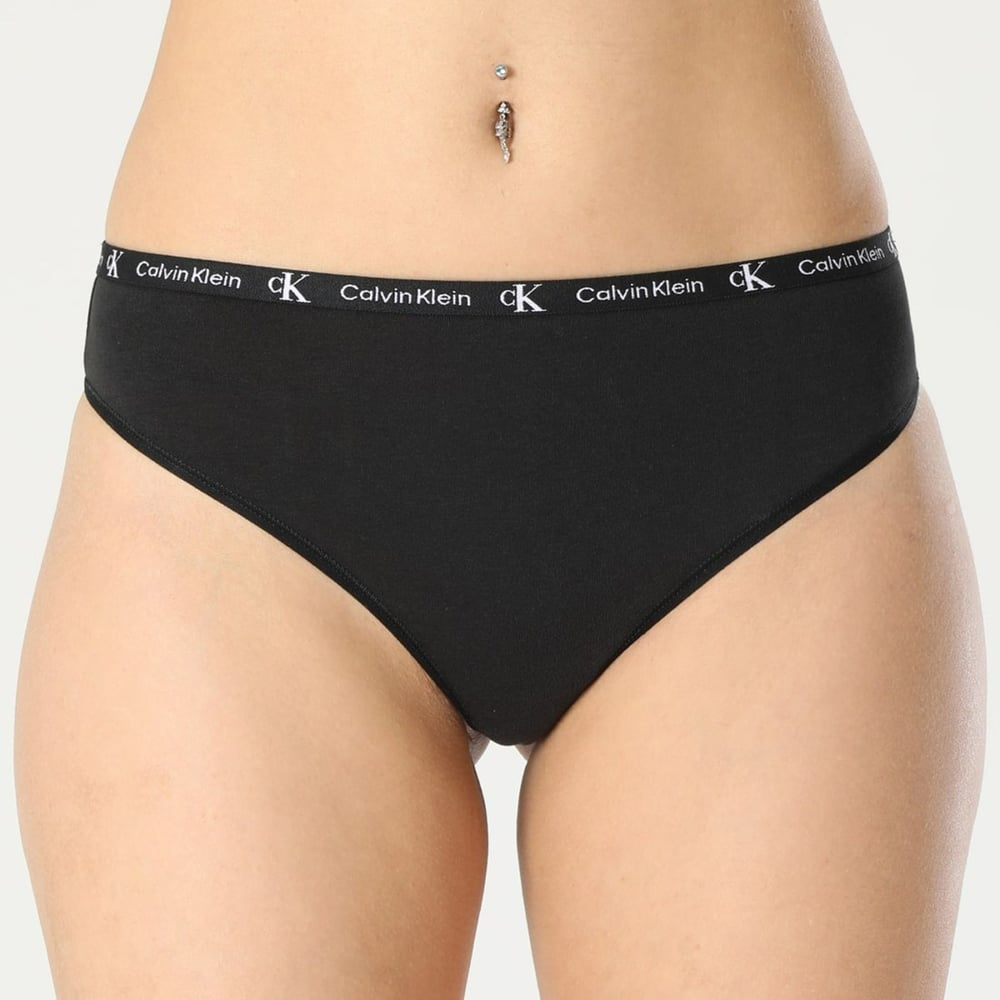 CALVIN KLEIN KADIN 2 Lİ TANGA QD3990E-BIK