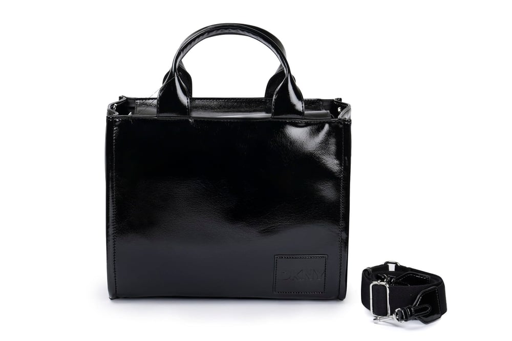 DKNY KADIN OMUZ ÇANTASI R41AXR57-BLACK-SILVER