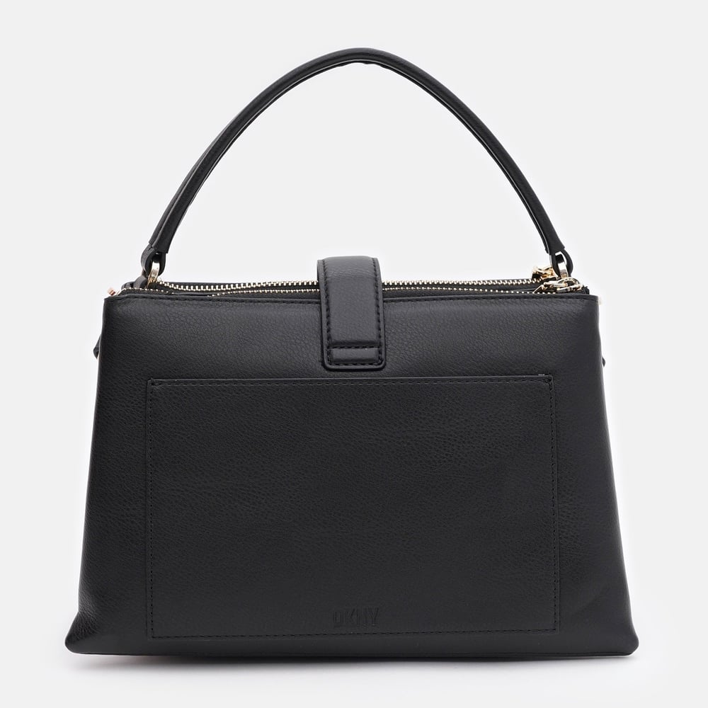 DKNY KADIN OMUZ ÇANTASI R41DZC27-BLACK-GOLD