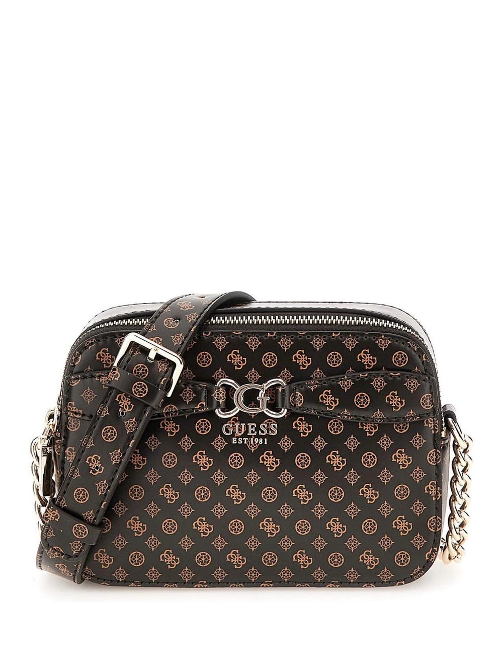 GUESS ARLENA KADIN OMUZ ÇANTASI PS933614-MOCHA LOGO