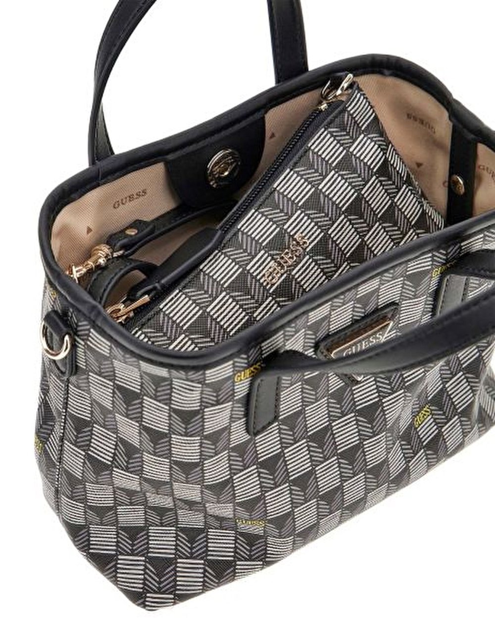 GUESS G WAVE KADIN OMUZ ÇANTASI JT868175-BLACK