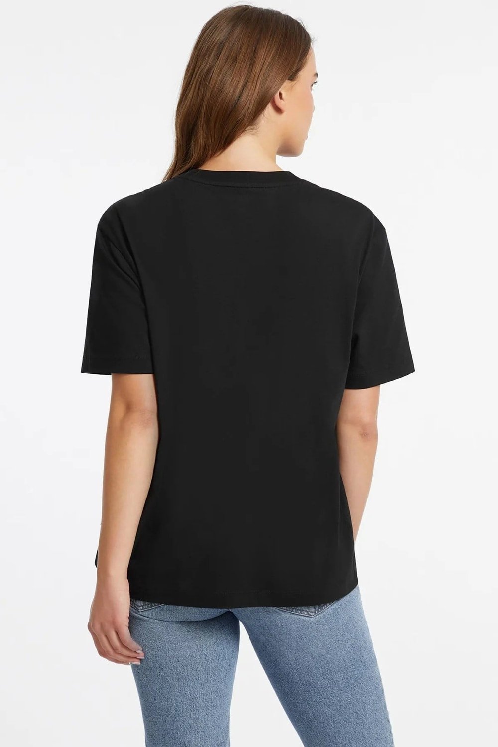 GUESS ICONIC KADIN T-SHIRT W4YI76K8HM0-JBLK