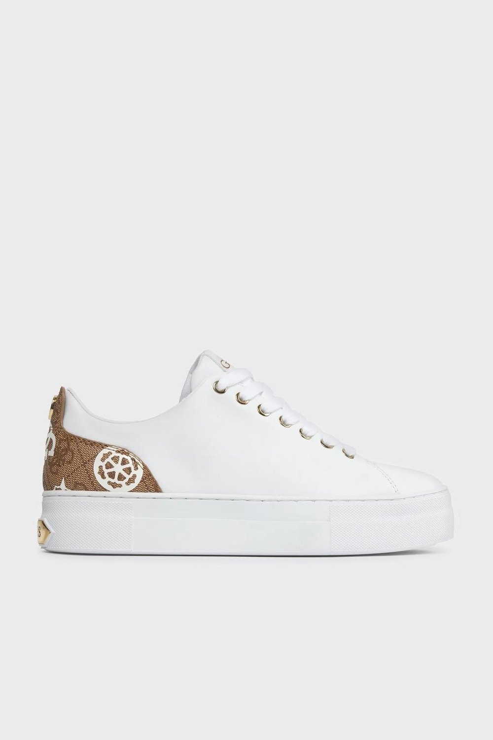 GUESS KADIN AYAKKABI FLPGN4ELE12-WHITE