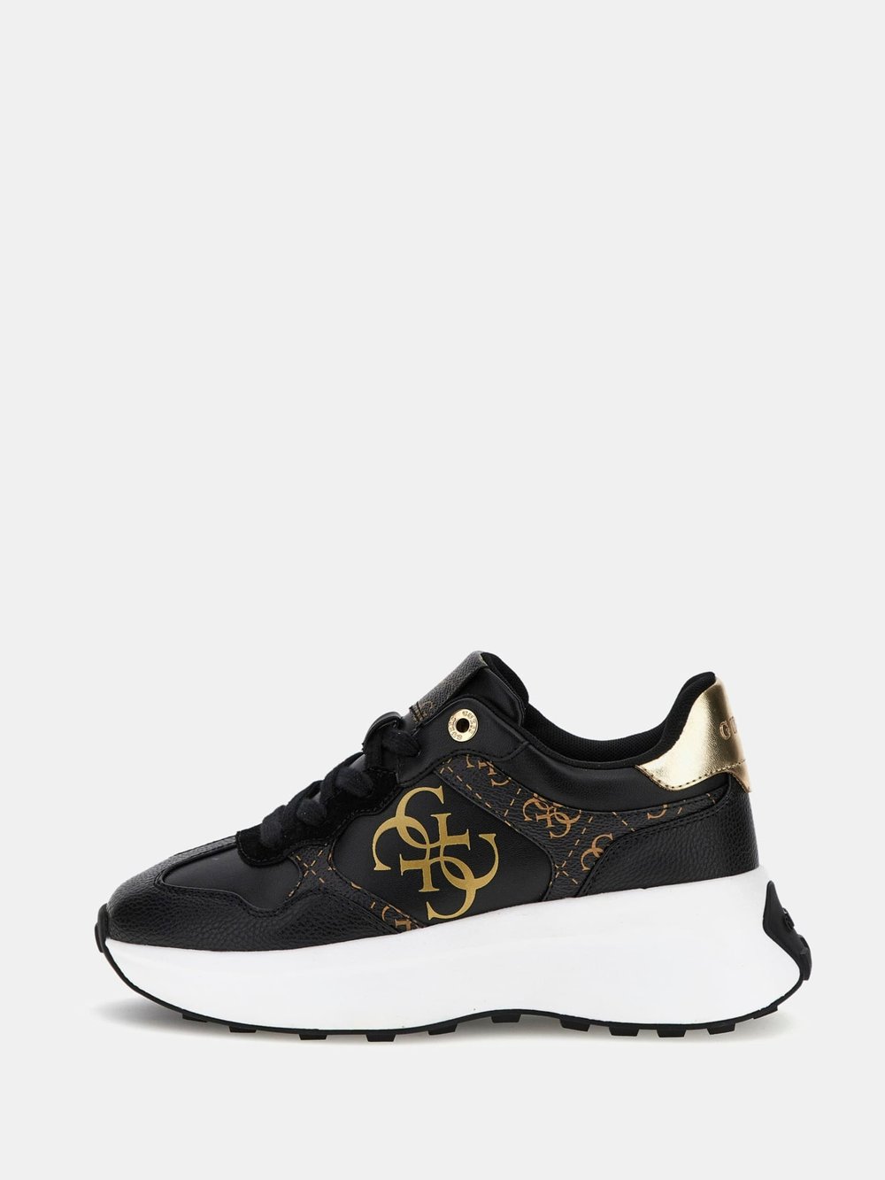 GUESS KADIN AYAKKABI FLPLUCFAL12-BLKBR