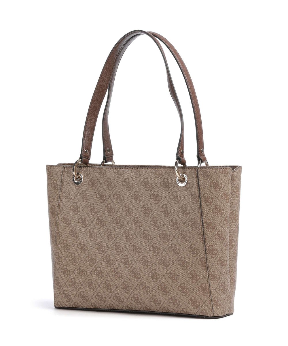 GUESS KADIN OMUZ ÇANTASI BG967225-LATTE-LOGO-BROWN